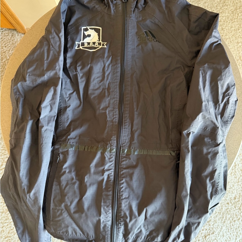 Adidas Boston Athletic Association (BAA) women’s black running windbreaker XS